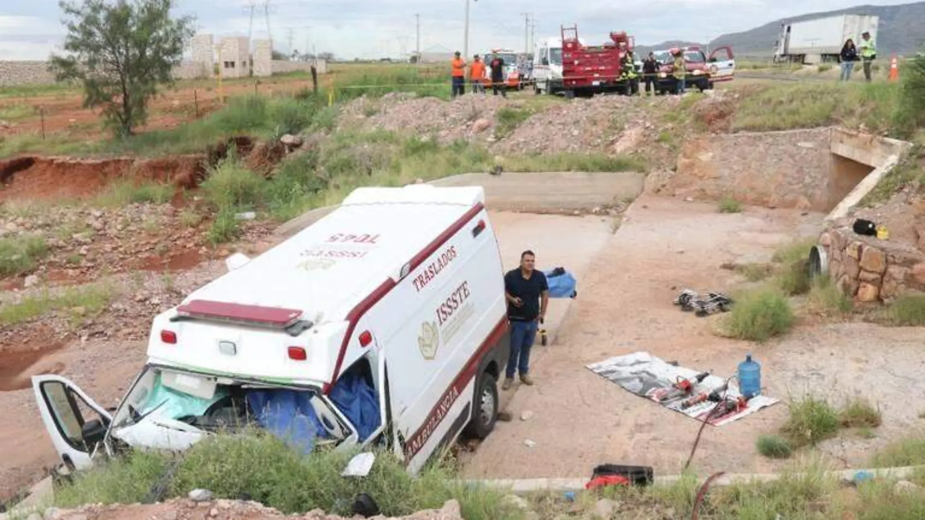 accidente ambulancia